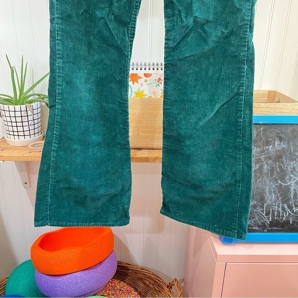 Levi’s Vintage 60s 70s White Tab Green Corduroy Flare Bell Bottom Jeans 28x31 - Picture 12 of 16